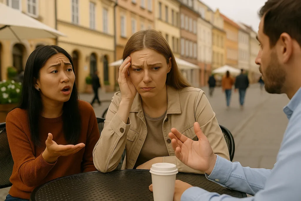 Navigating Awkward Interactions and Social Missteps Abroad