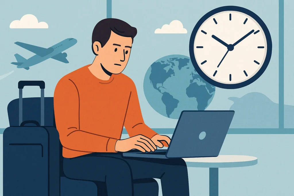 Mastering Time Zones and Work Schedules While Travelling