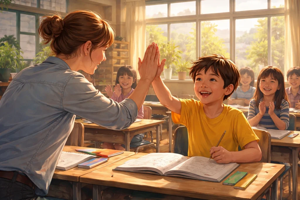 The student finally understands the teacher 