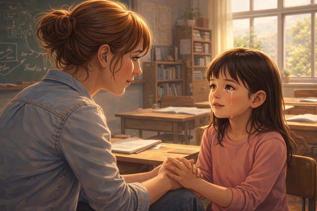 Student seeks out teacher for mental support